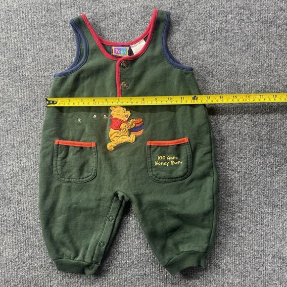 Vintage Disney Winnie the Pooh Romper 100 Acre Collection Embroidered Size 12 mo - Picture 6 of 7